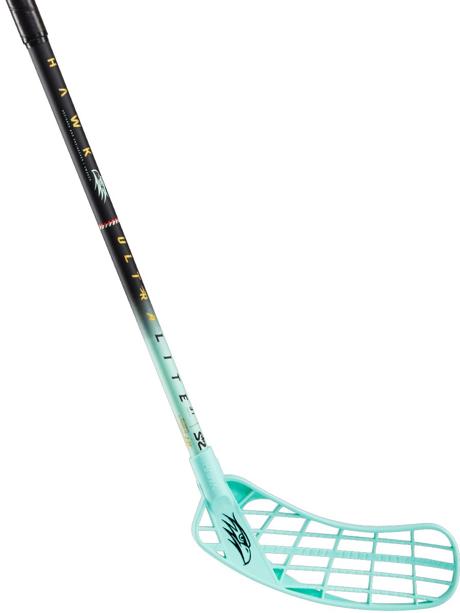Salming Innebandyklubba Hawk UltraLite 32 Black/Blue Salming Innebandyklubba Hawk UltraLite 32 Black/Blue